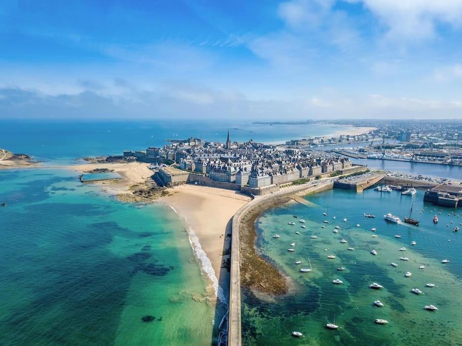 Petite Maison Situee Entre Saint-Malo Et Cancale Dış mekan fotoğraf